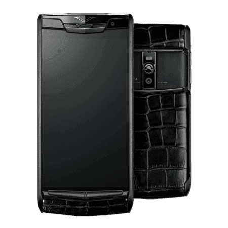 Новинка!VERTU SIGNATURE TOUCH PURE JET Alligator