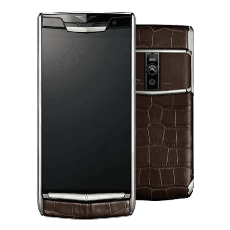 VERTU SIGNATURE TOUCH COCOA ALLIGATOR