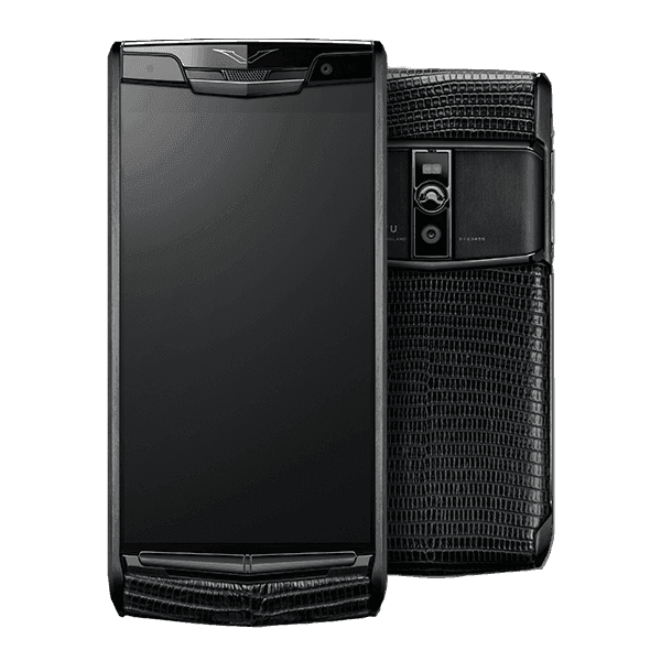 VERTU SIGNATURE TOUCH PURE JET LIZARD