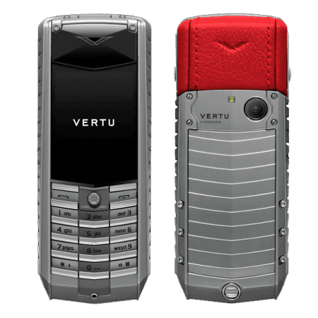 Vertu Ascent 2010 Титан, красная кожа