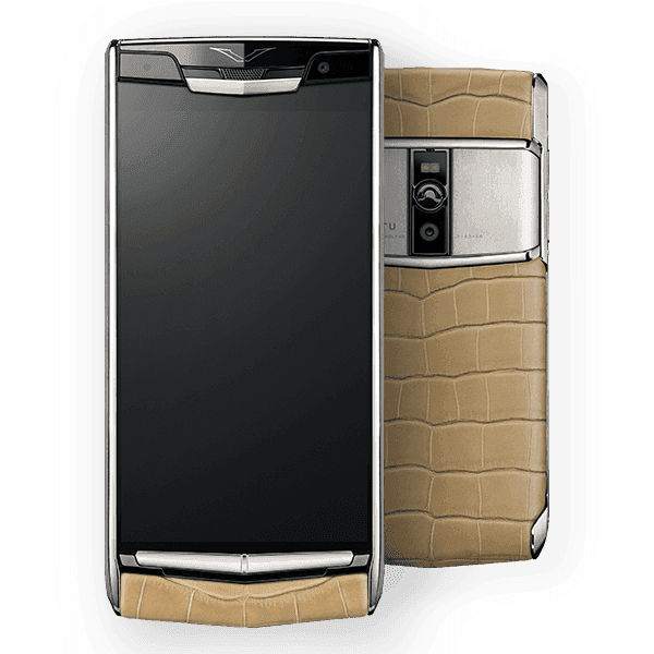 VERTU SIGNATURE TOUCH ALMOND ALLIGATOR