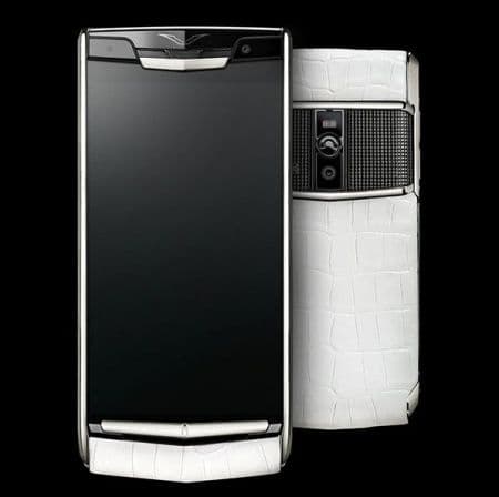 Vertu Signature Touch White Alligator