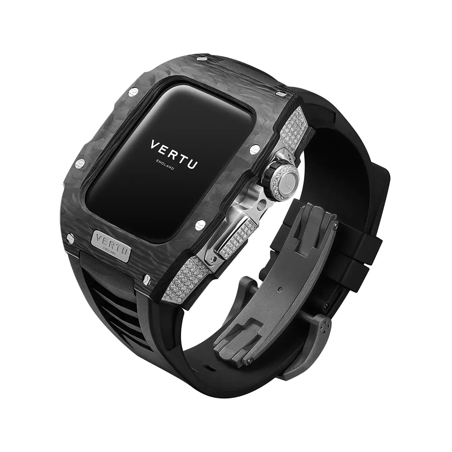 VERTU METAWATCH H1 Black with Diamonds (black strap)