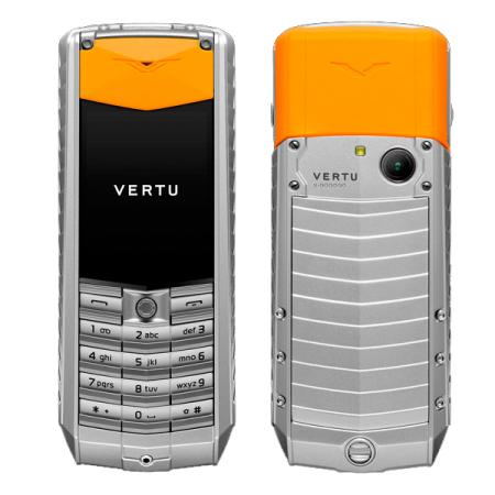  Vertu Ascent 2010 Aluminum, orange leather