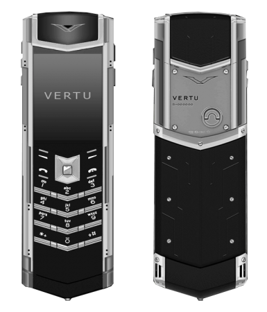 Signature S Design Vertu Signature S Design Deco Нержавеющая сталь, черные бриллианты