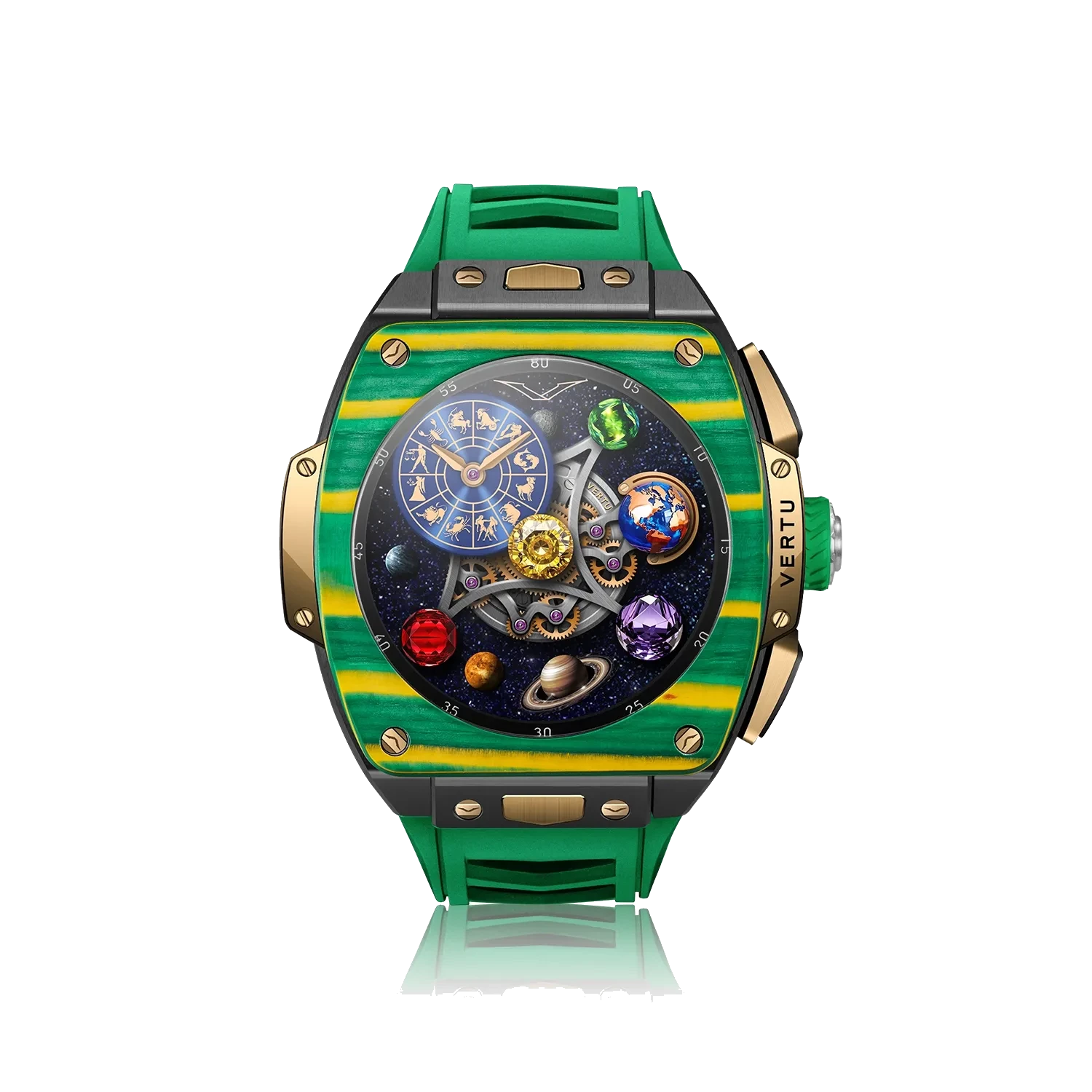 GRAND WATCH – Gold – Yellow-green carbon