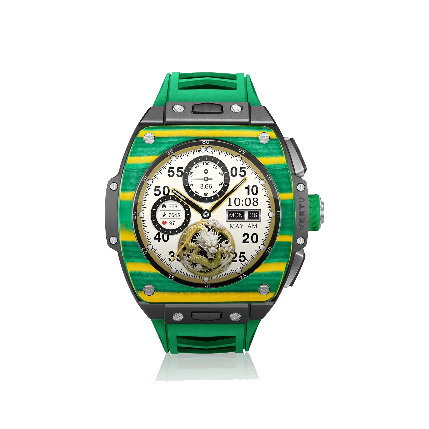 GRAND WATCH – Yellow-green carbon